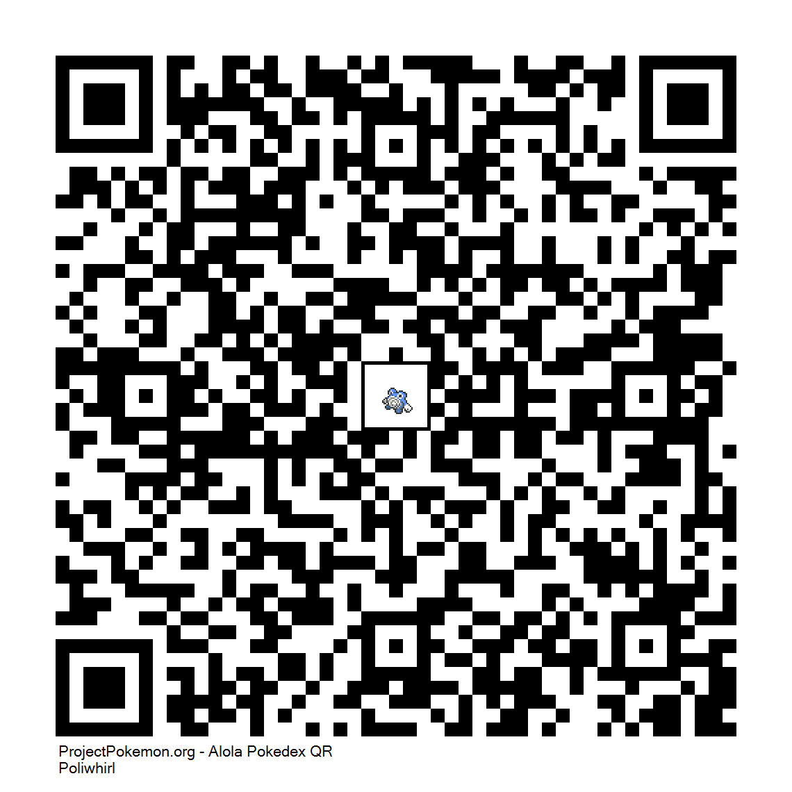 Cdigo QR de Poliwhirl